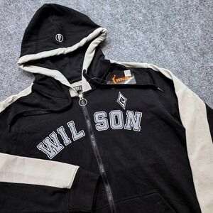 FISLL WNBA Las Vegas Aces A'ja Wilson Full Zip Hoodie Black Tan Womens Small NWT